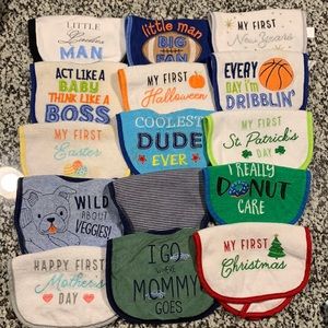 25 super CUTE BABY BIBS!
